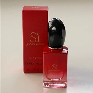 Giorgio Armani Sì Passione 7ml Miniature Splash Bottle Perfume (NEW)